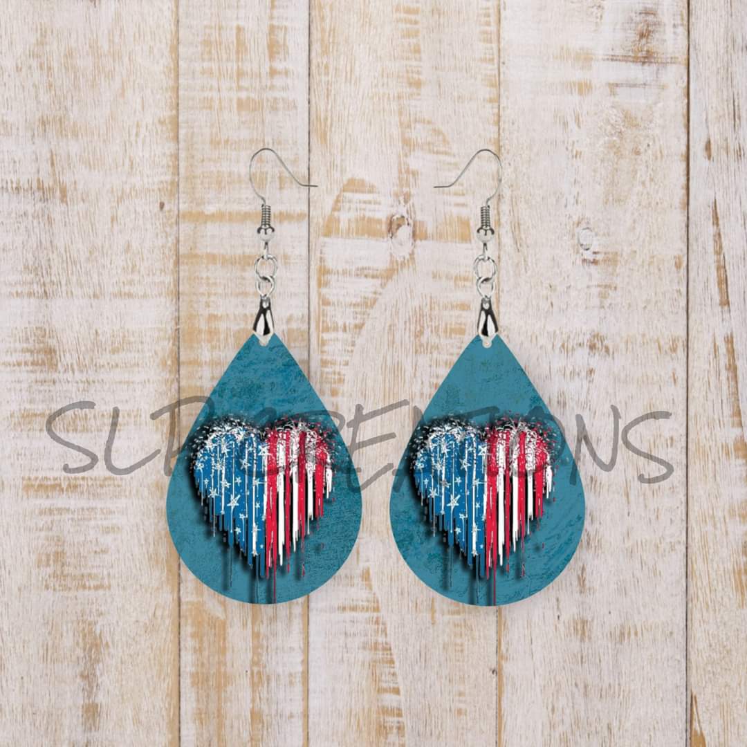 Patriotic Earrings