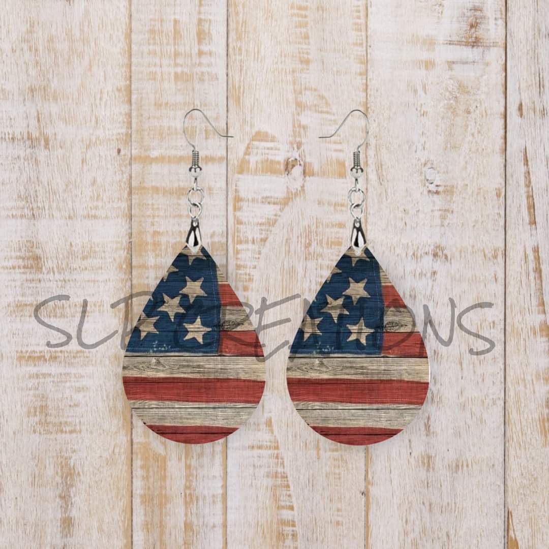 Patriotic Earrings