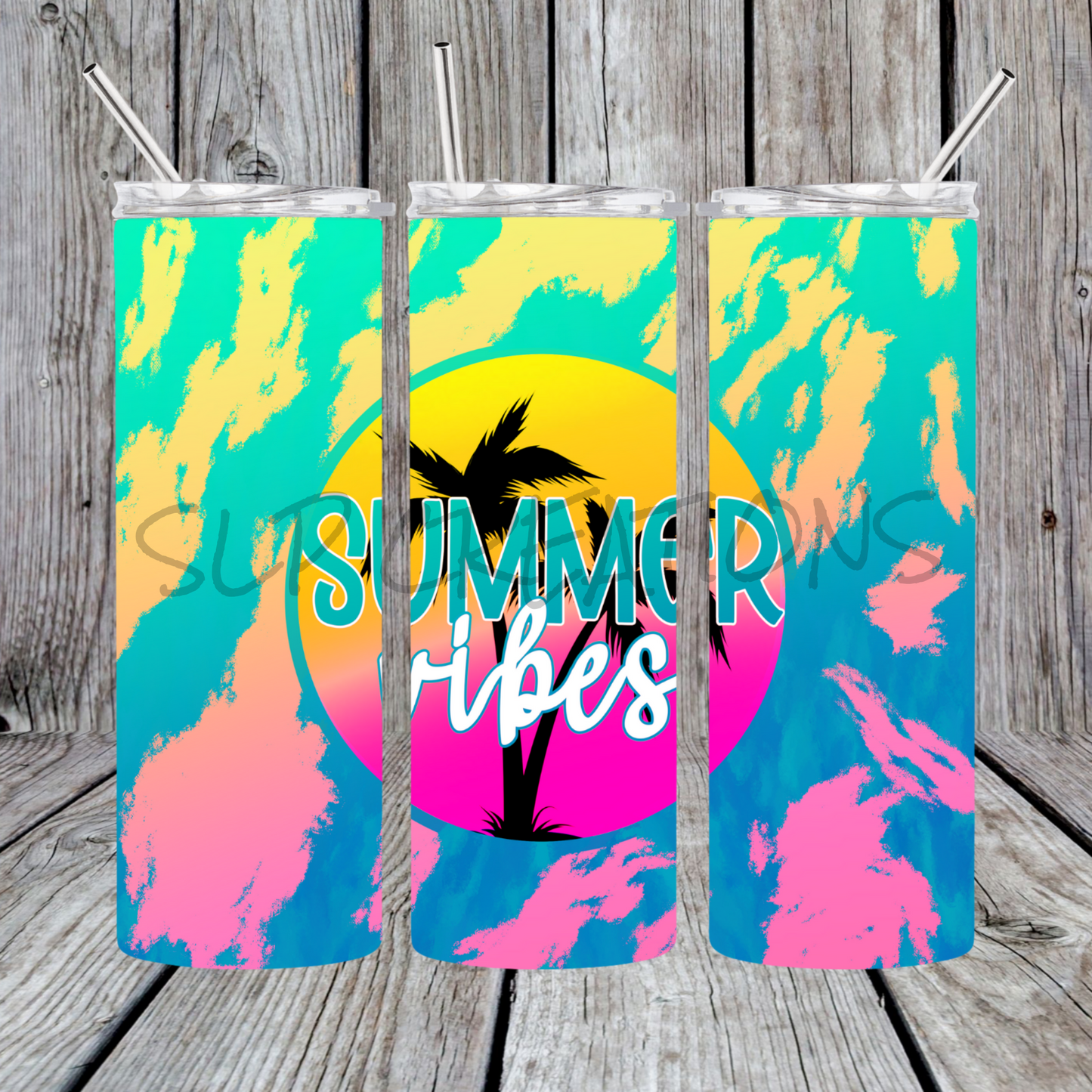 Summer Themed Tumblers