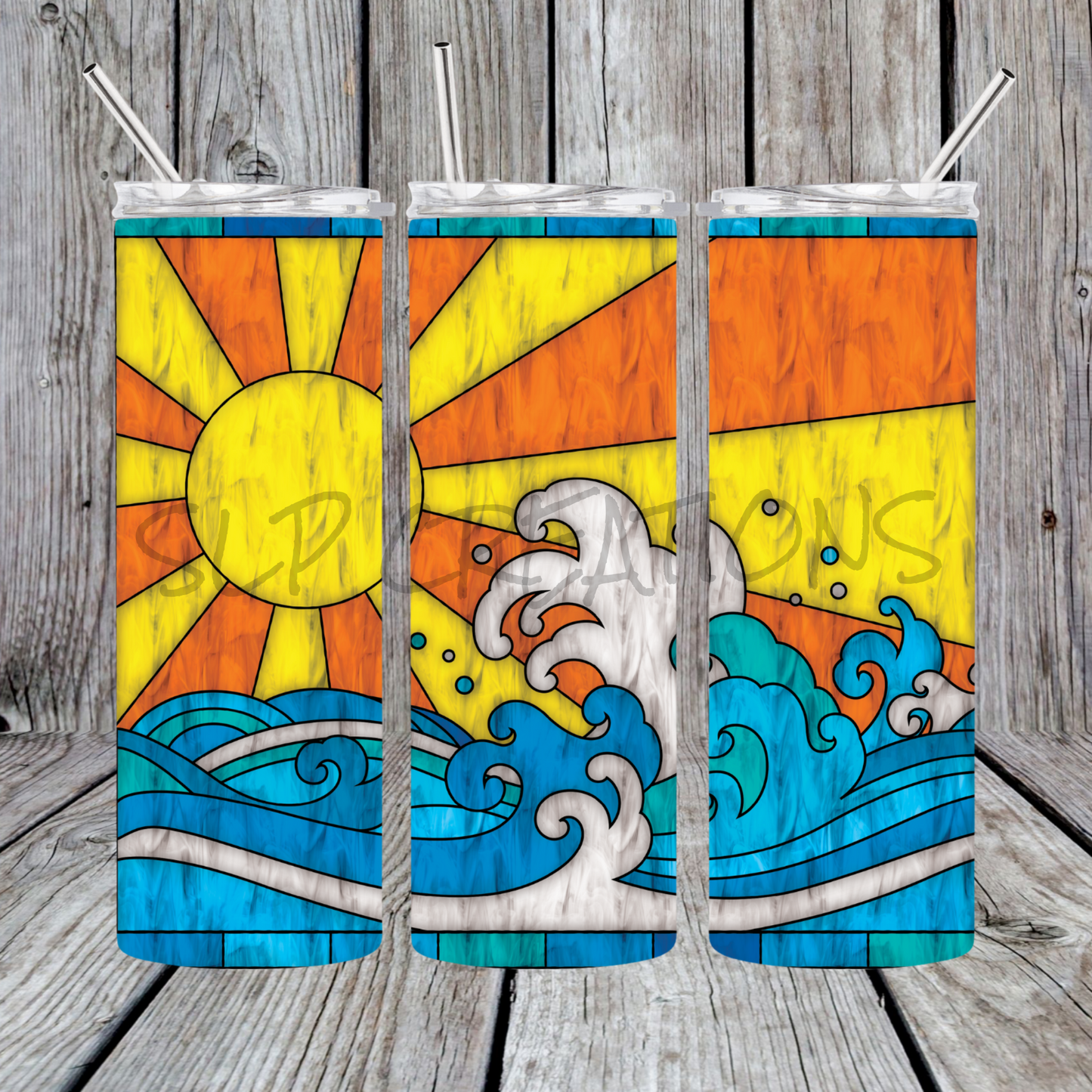 Stained Glass Tumblers