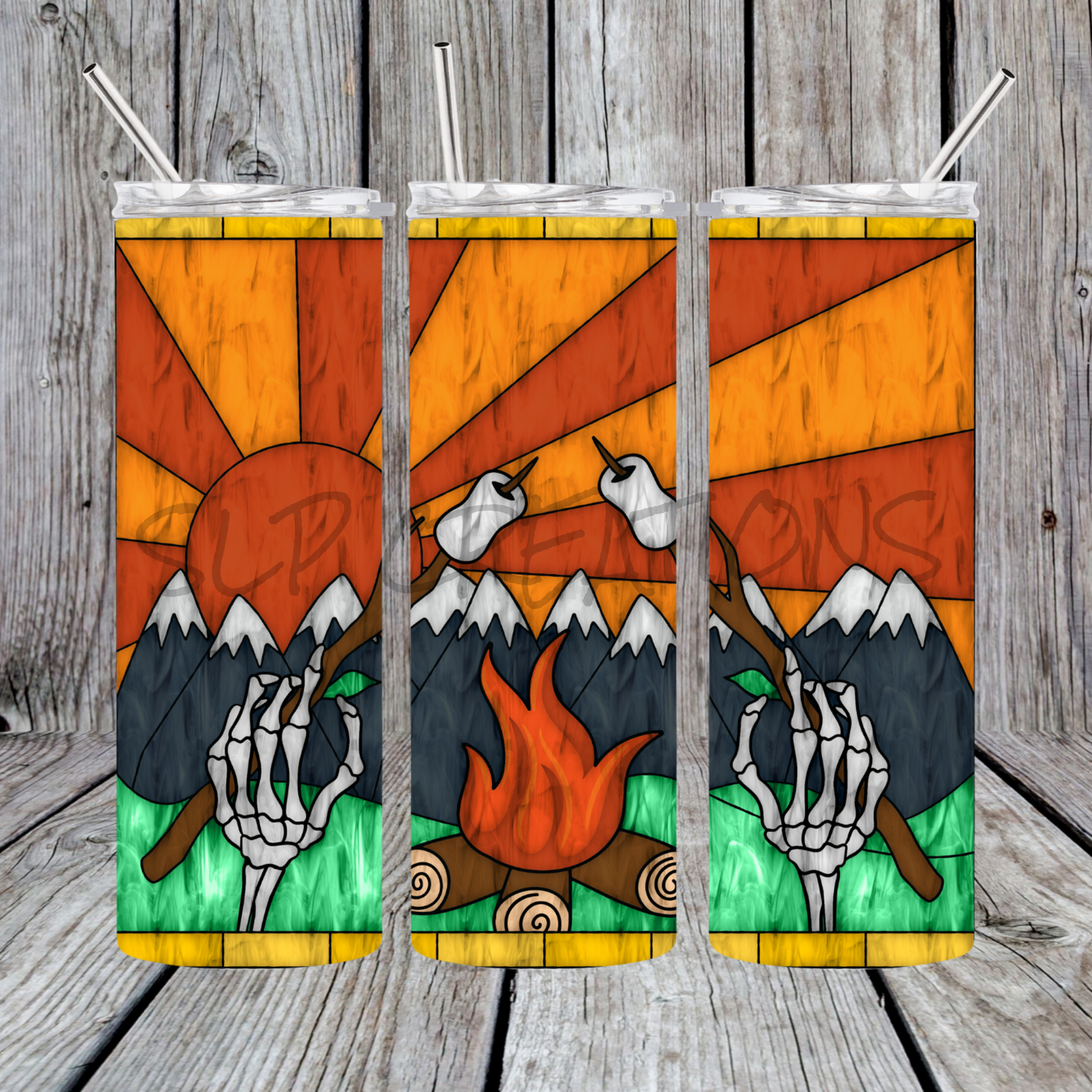 Stained Glass Tumblers