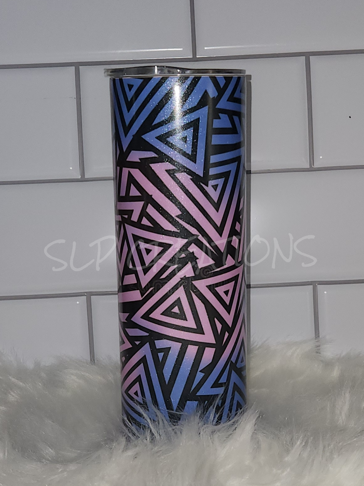 Geometric Color Change Tumbler