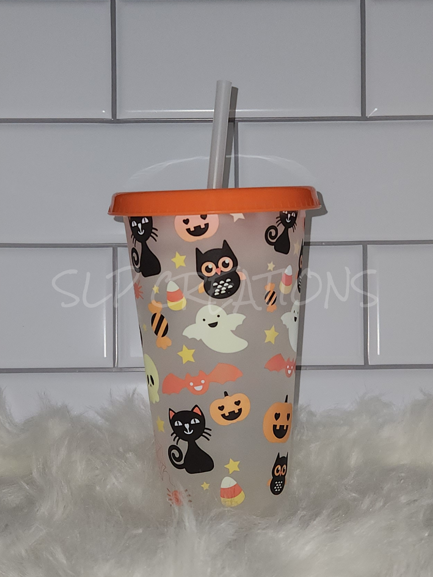 Clear Halloween Color Change Cup