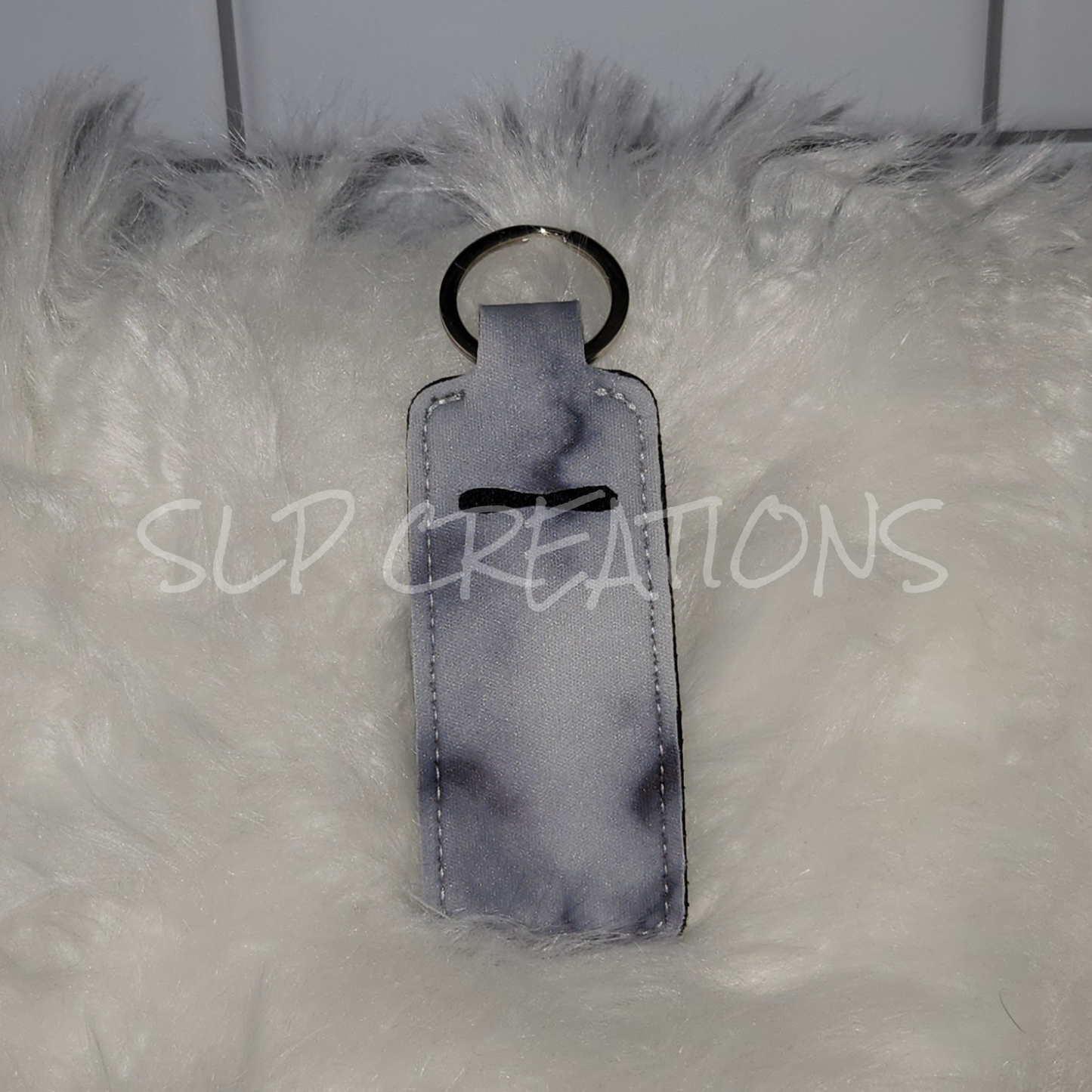 Gray Marble Chapstick Holder