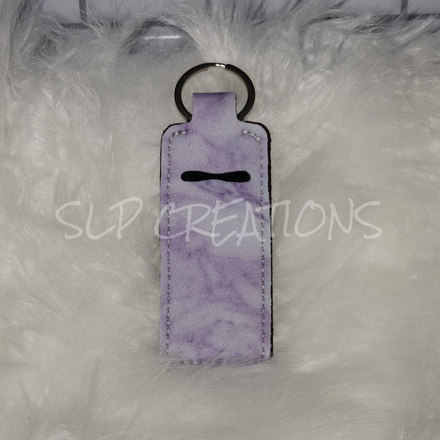 Purple Marble Chapstick Holder