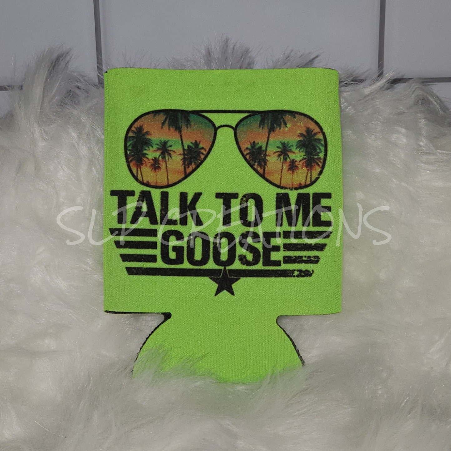 Talk to Me Goose Can Koozie