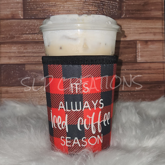 Iced Coffee Season koozie