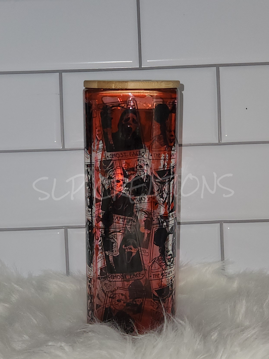 Killer Blood Drip Glass Tumbler