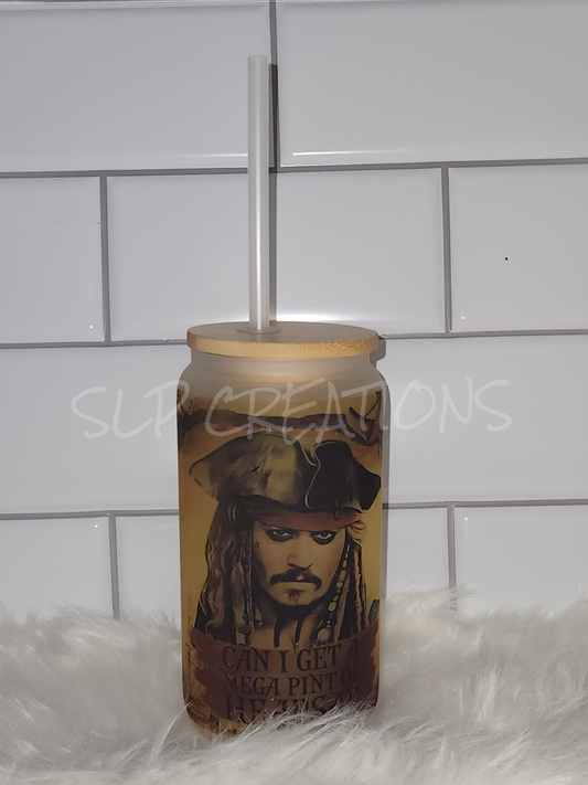 Hearsay Frosted Glass Can