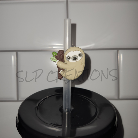 Sloth Straw Topper