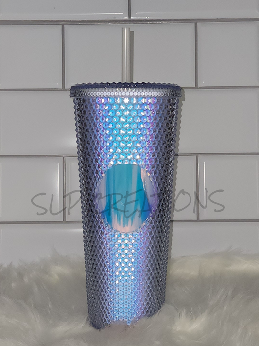 Unicorn Iridescent Studded Tumbler