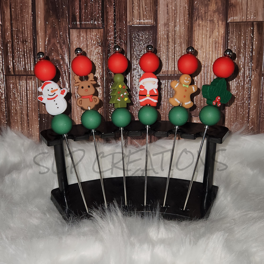 Matte Christmas Appetizer Sticks
