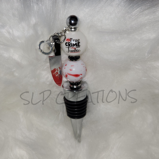 True Crime Wine Stopper