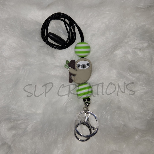 Sloth Lanyard