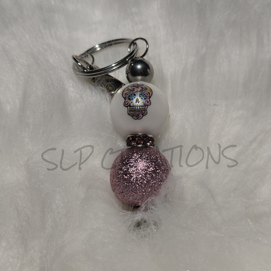 Sugar Skull Keychain
