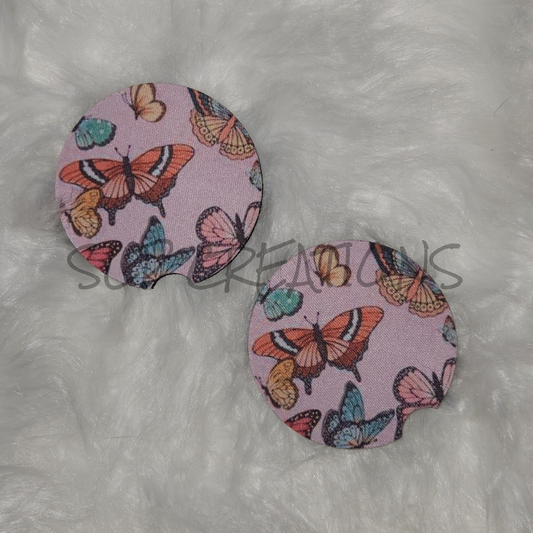 Butterfly Car Coasters