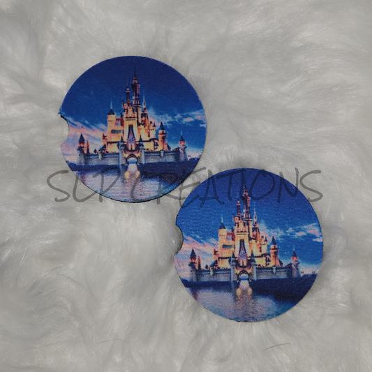 Magic Castle Car Coasters