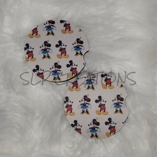 Classic Mouse Car Coasters