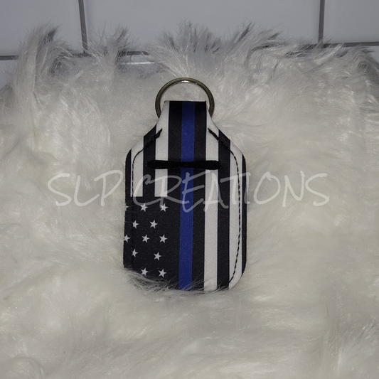 Thin Blue Line Hand Sanitizer Holder