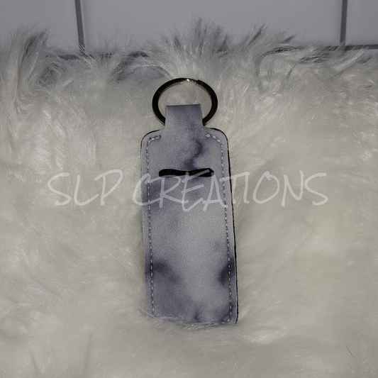 Gray Marble Chapstick Holder