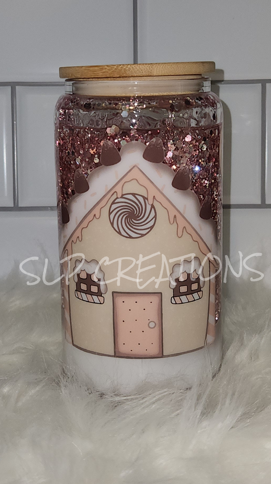 Gingerbread Snowglobe Tumbler